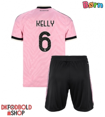 Juventus Lloyd Kelly #6 Udebanesæt Børn 2026-27 Kort ærmer (+ korte bukser)